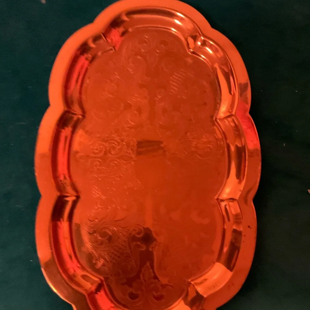 Vintage copper tray from Copper CraftGuild company. 1970s - Picture 1 of 6